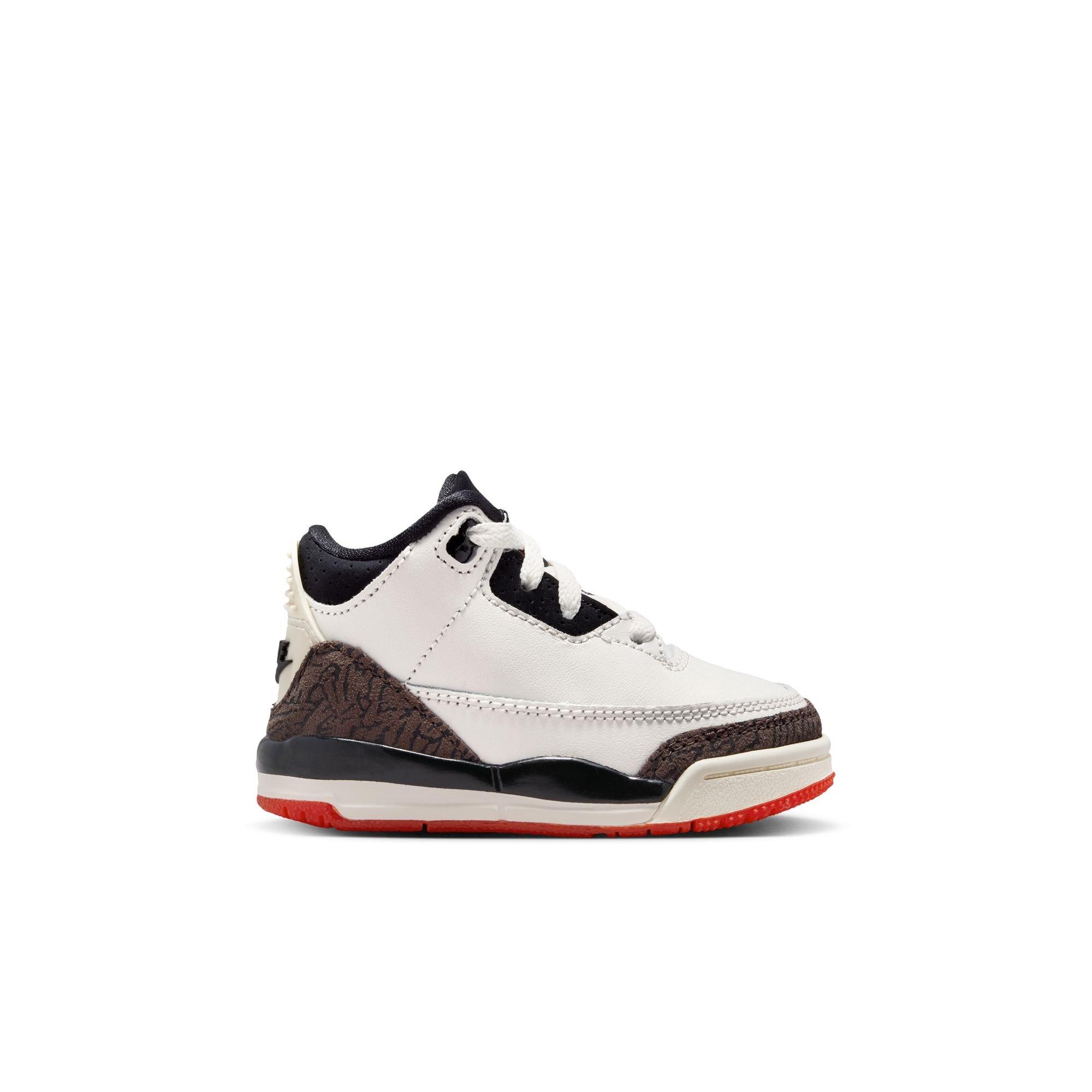 Jordan 3 Retro "World's Best" Toddler Kids' Shoe - SAIL/BLACK/UNIVERSITY RED/PALE IVORY
